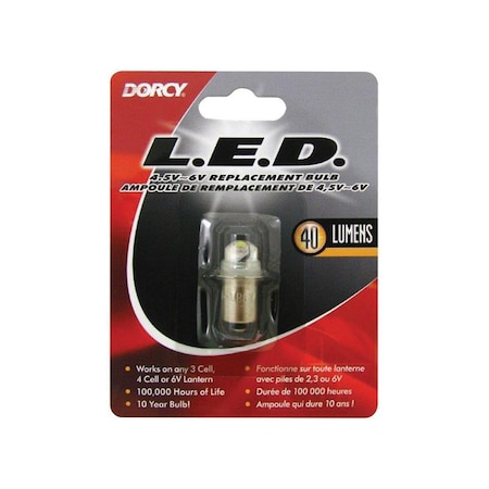 Dorcy Dorcy LED Flashlight Bulb 6 V Flanged Base 41-1644